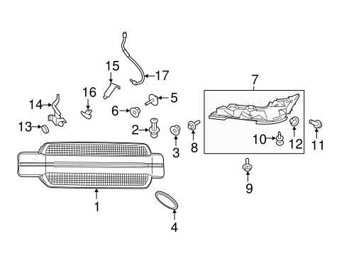 2018 ford f 150 front bumper parts diagram