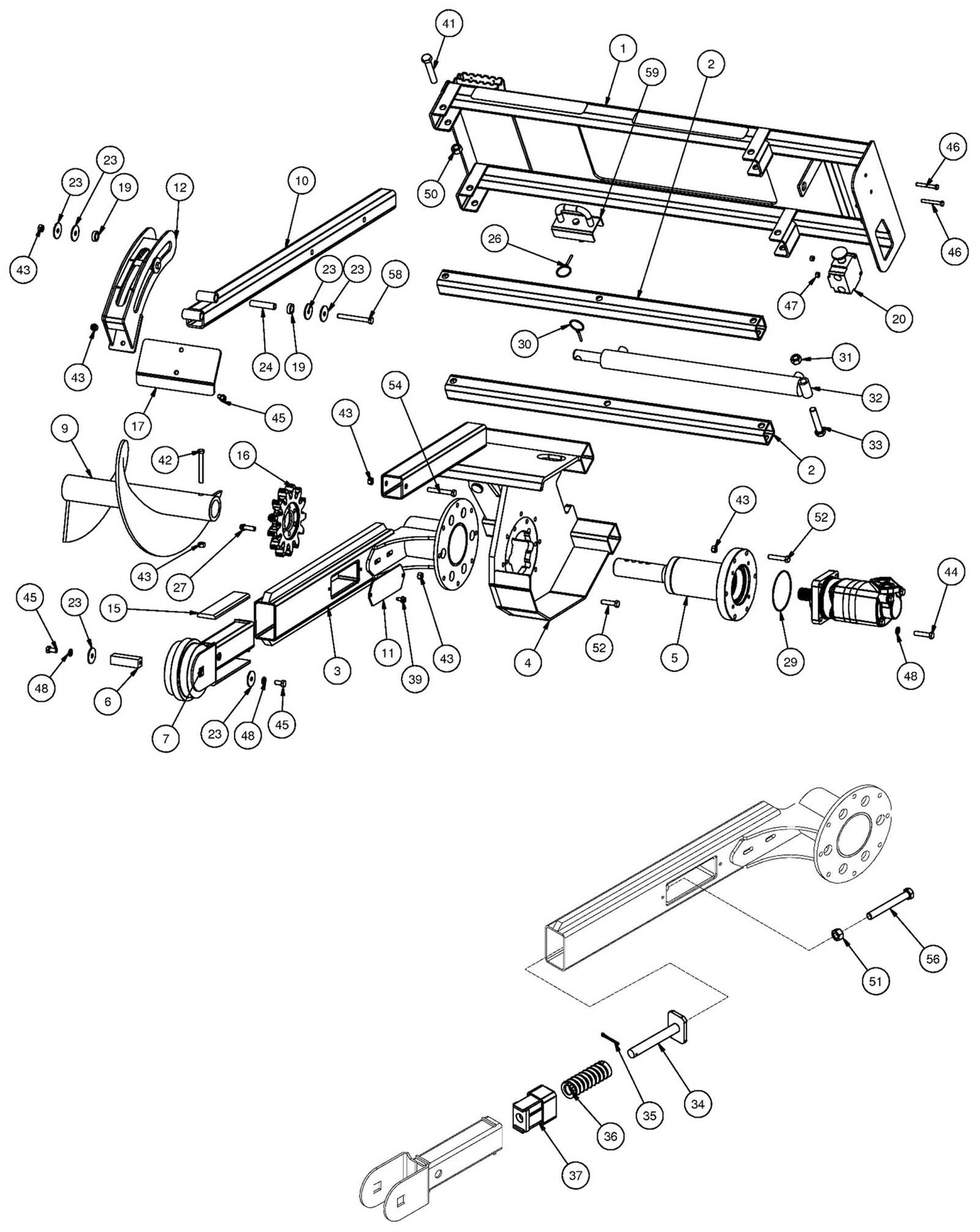 rossi 92 parts diagram