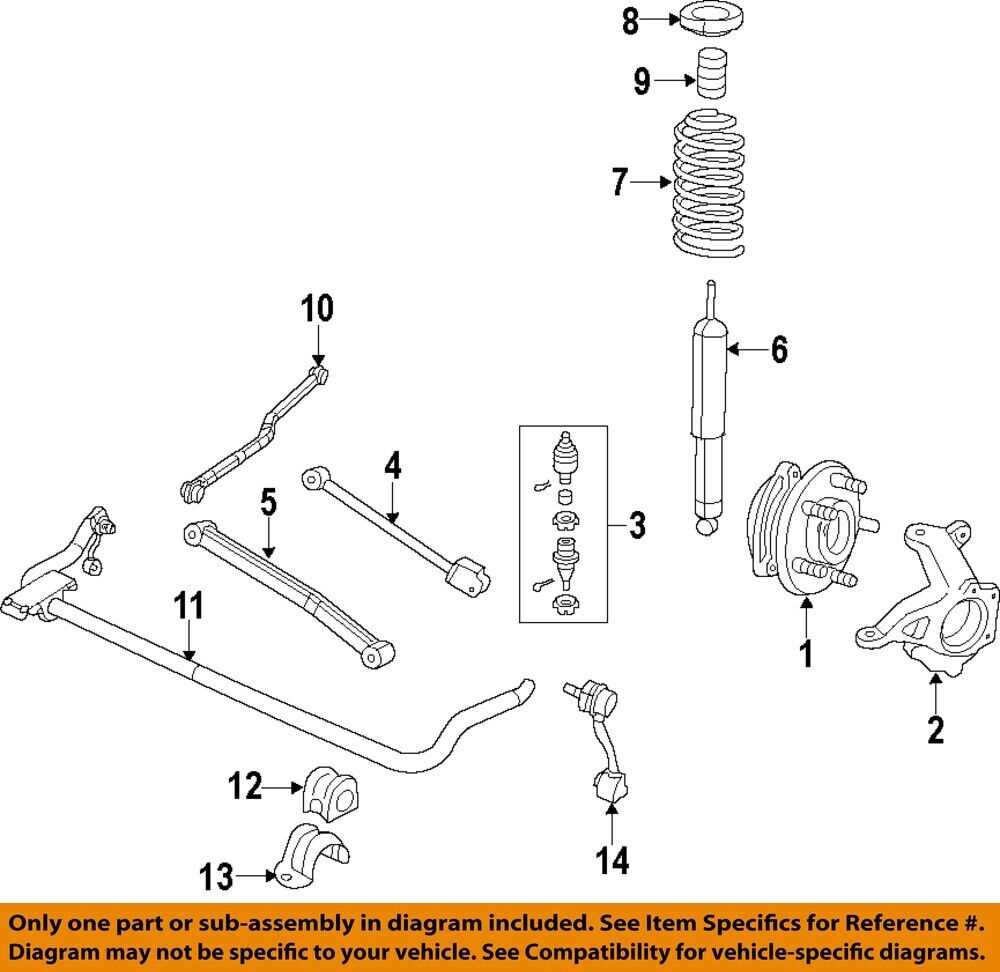 jeep wrangler jk front end parts diagram