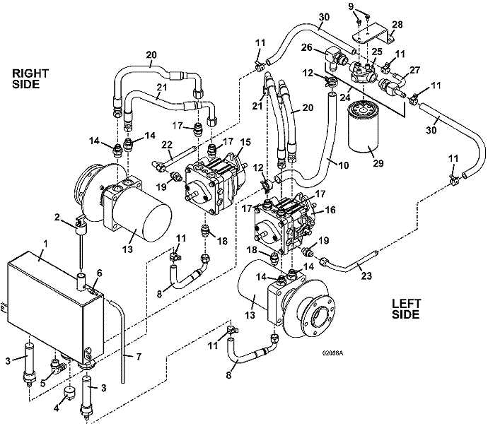 grasshopper 727k parts diagram