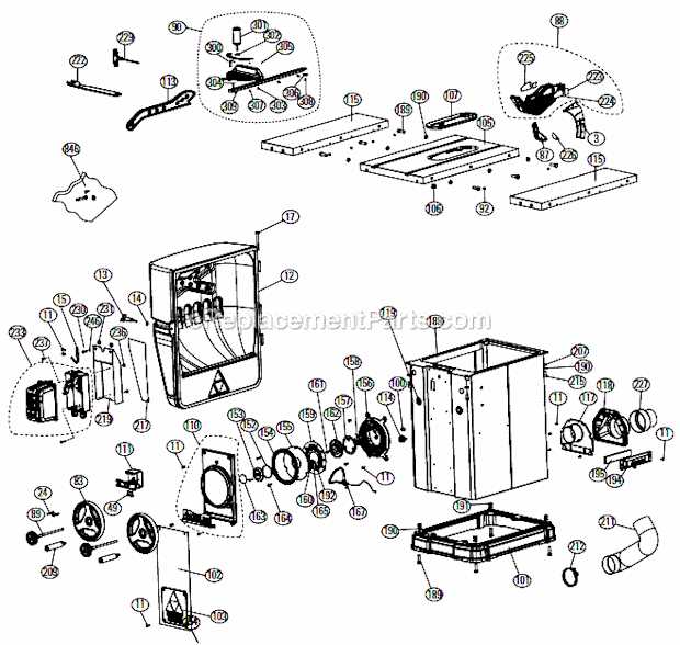 delta unisaw parts diagram