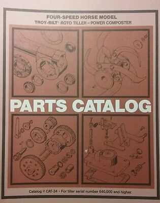 troy bilt tiller horse parts diagram