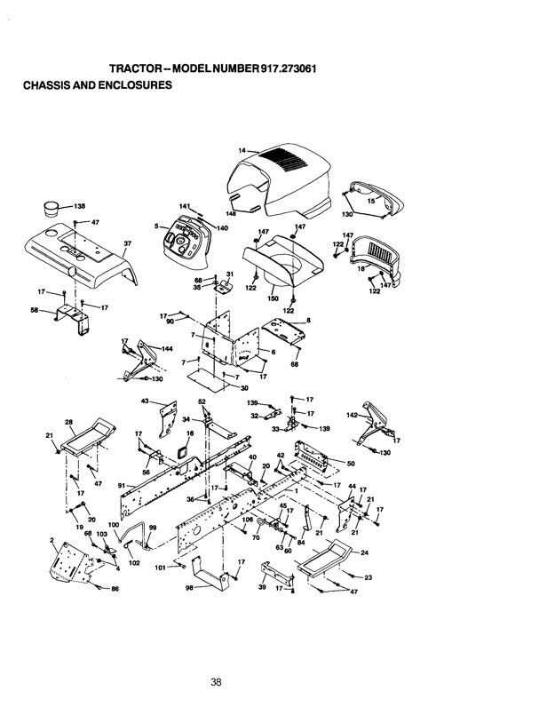 craftsman yts 3000 parts diagram