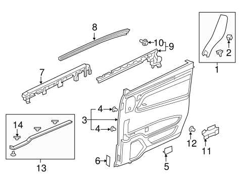 honda odyssey sliding door parts diagram