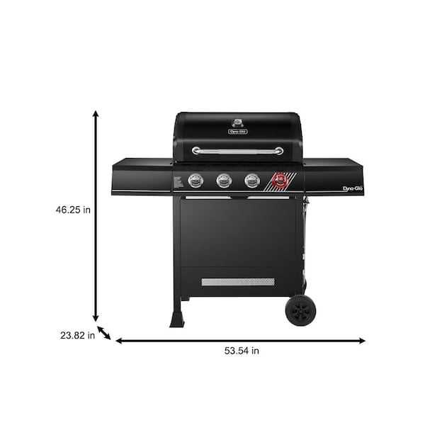 dyna glo grill parts diagram