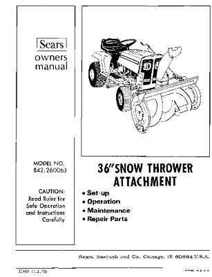 craftsman snowblower parts diagram