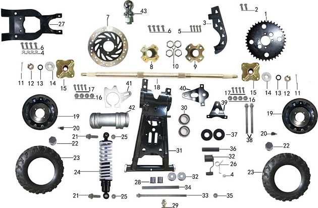 taotao 110cc atv parts diagram