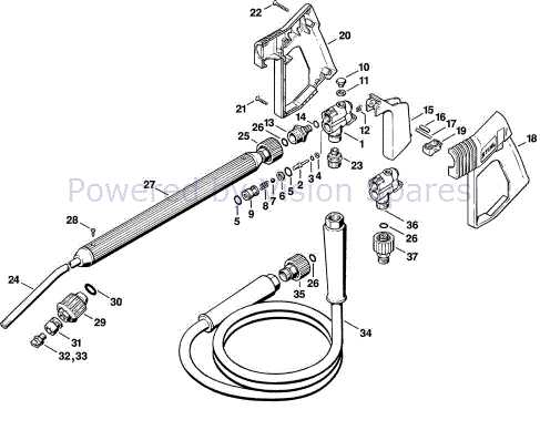 spray gun parts diagram