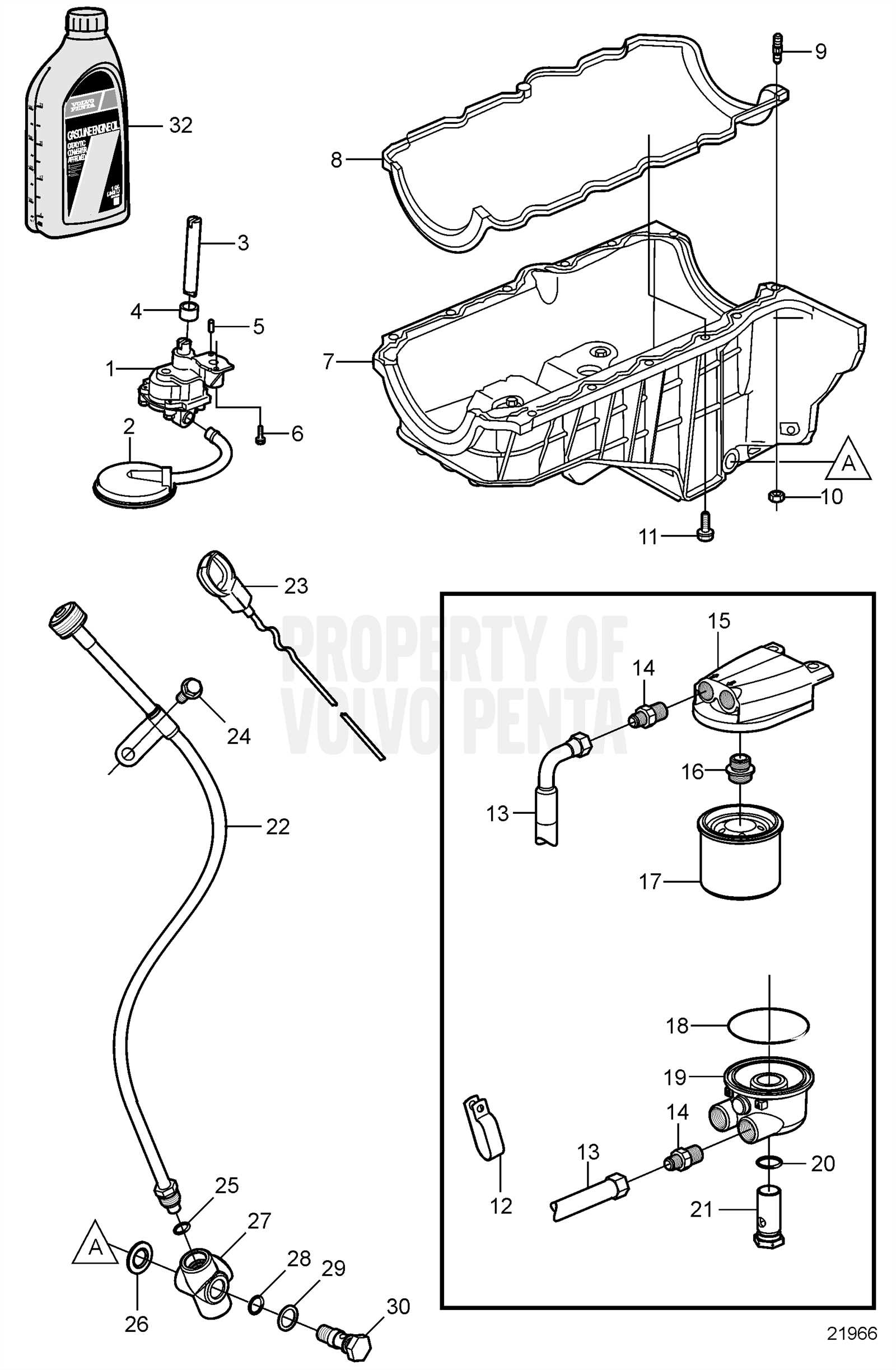 volvo penta 4.3gl parts diagram