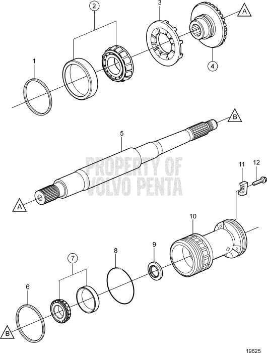 volvo penta sx m parts diagram