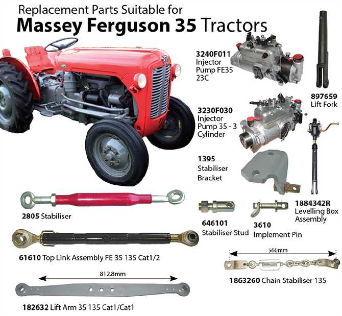 mf 35 parts diagram