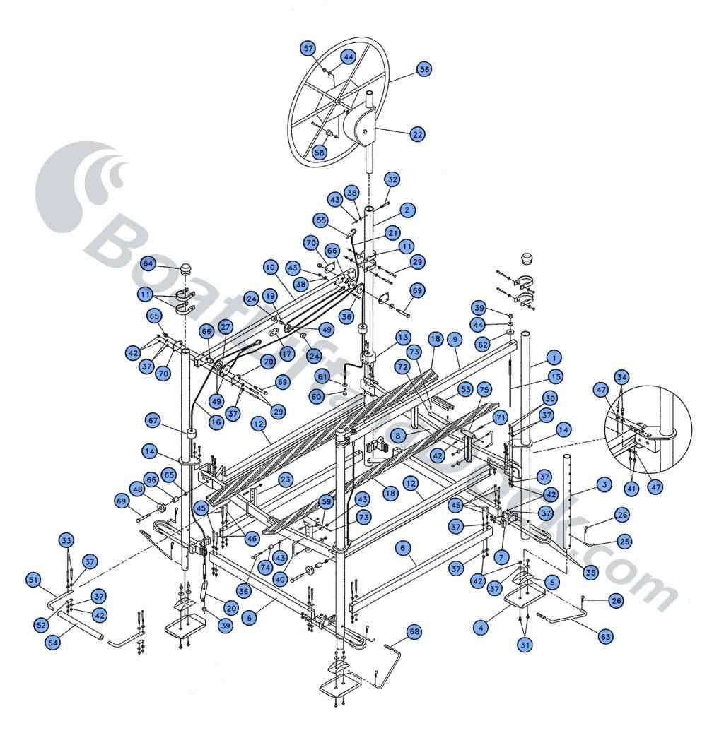 shorestation parts diagram