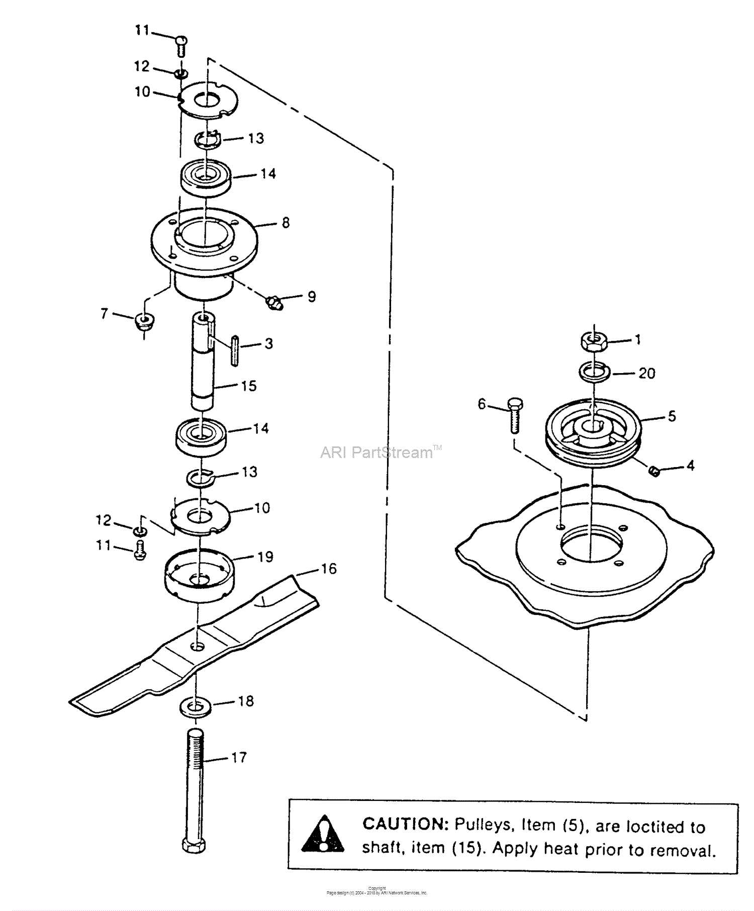 bobcat quick attach parts diagram