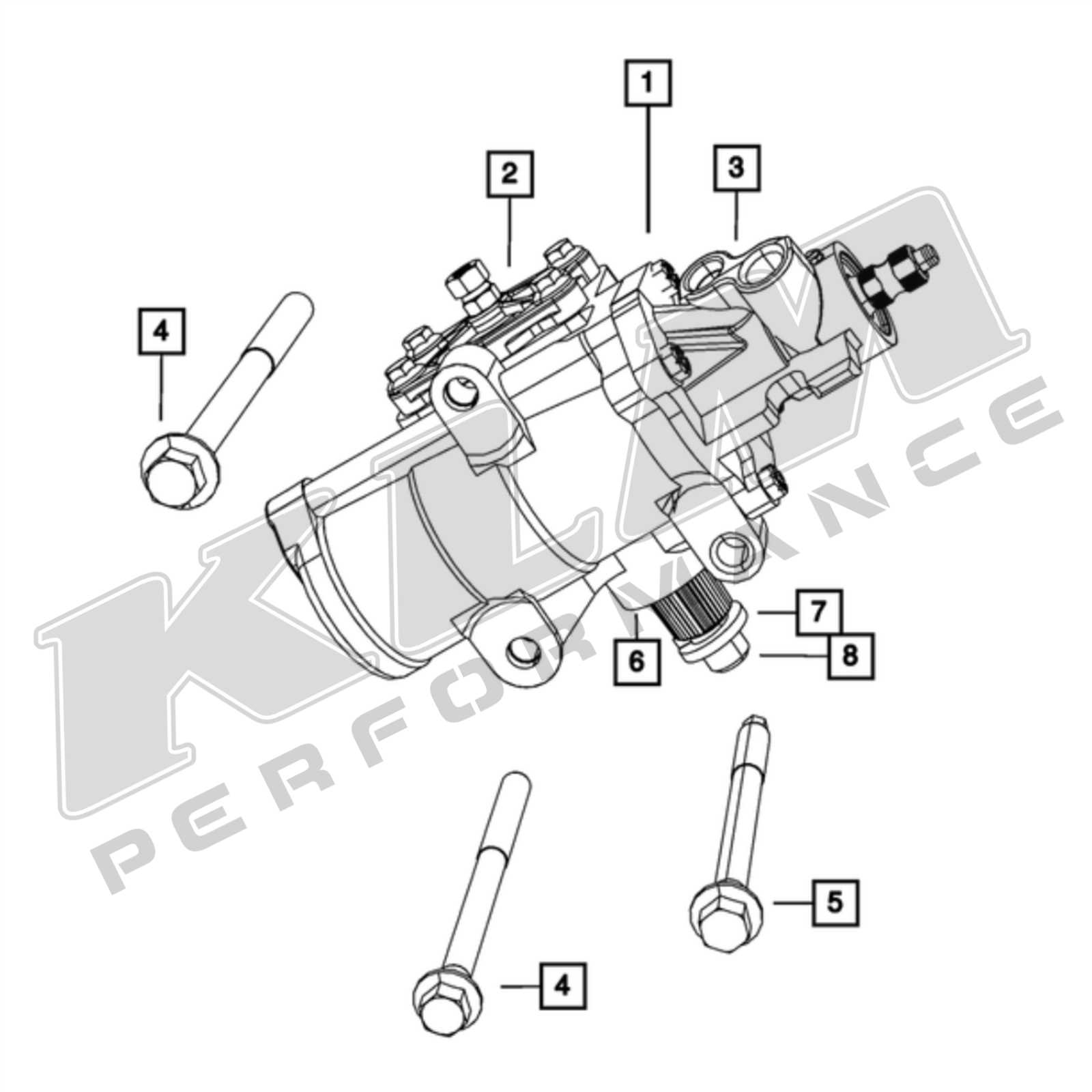 dodge ram steering parts diagram