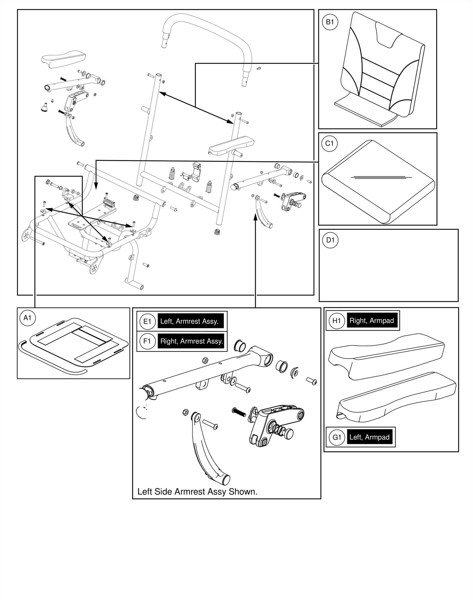 jazzy select parts diagram