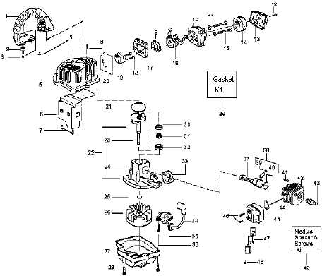 weedeater parts diagram