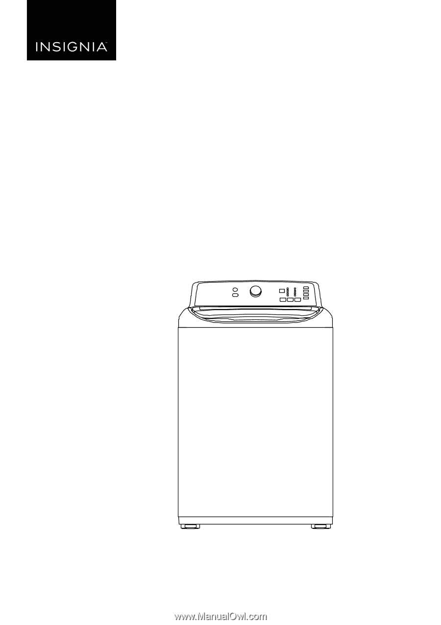 insignia washer parts diagram