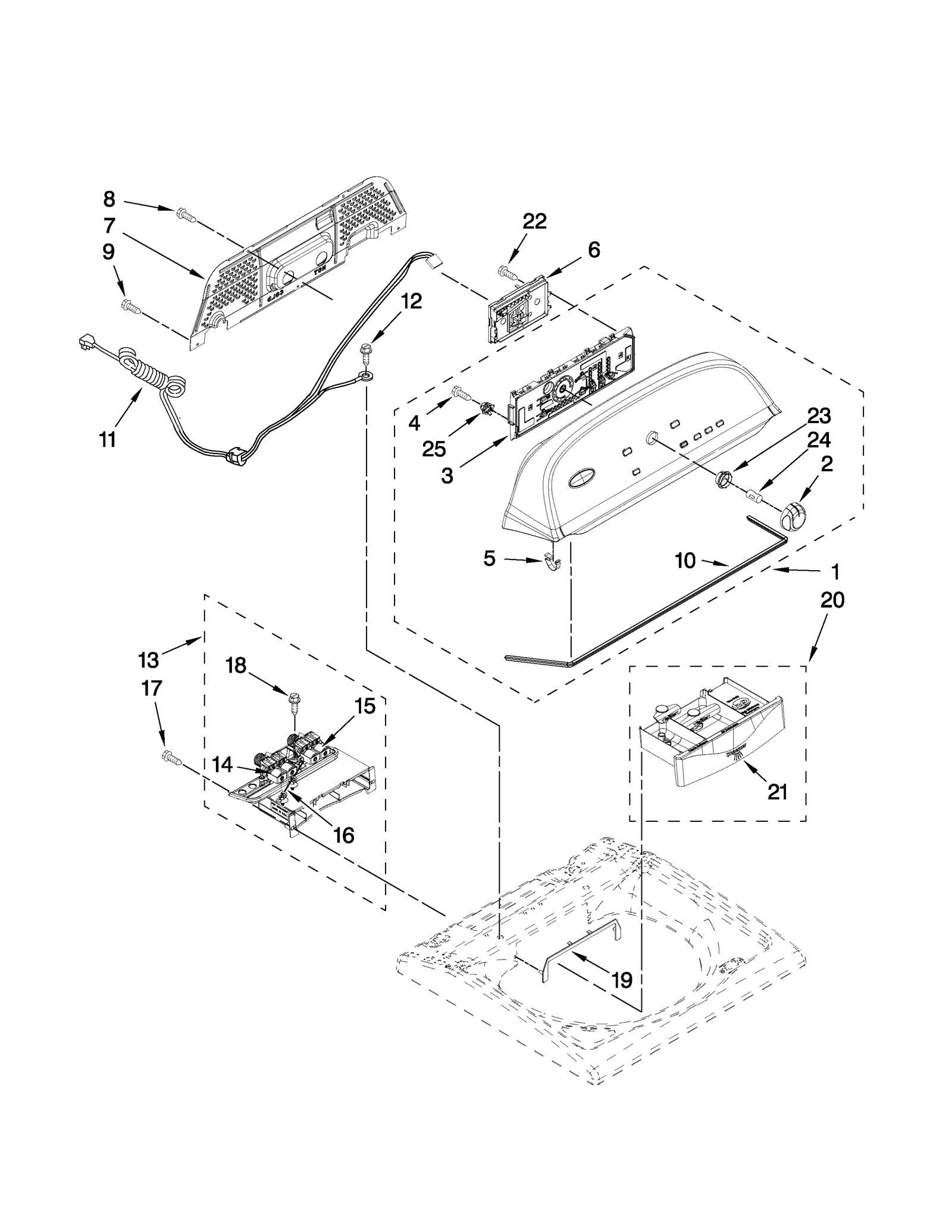 whirlpool cabrio platinum washer parts diagram