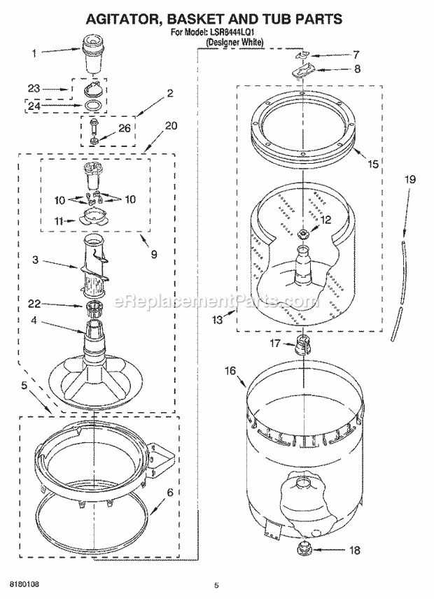 whirlpool duet washer parts diagram