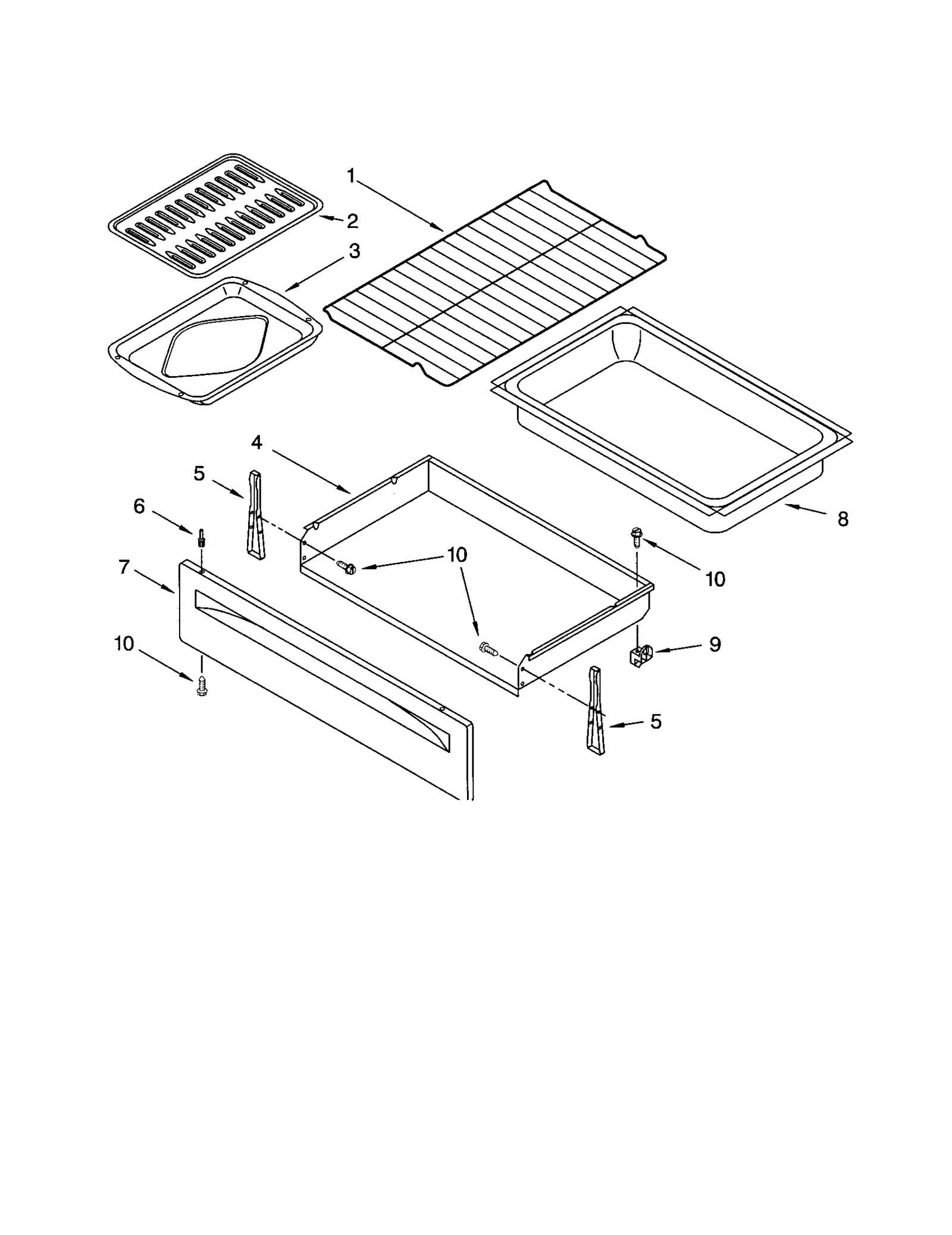 whirlpool oven parts diagram