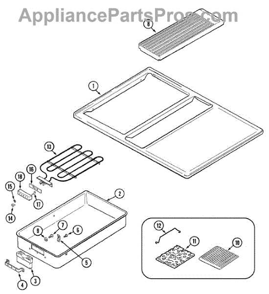 whirlpool stove parts diagram