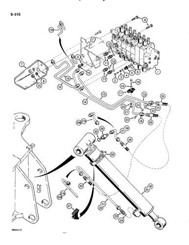 john deere 310b backhoe parts diagram