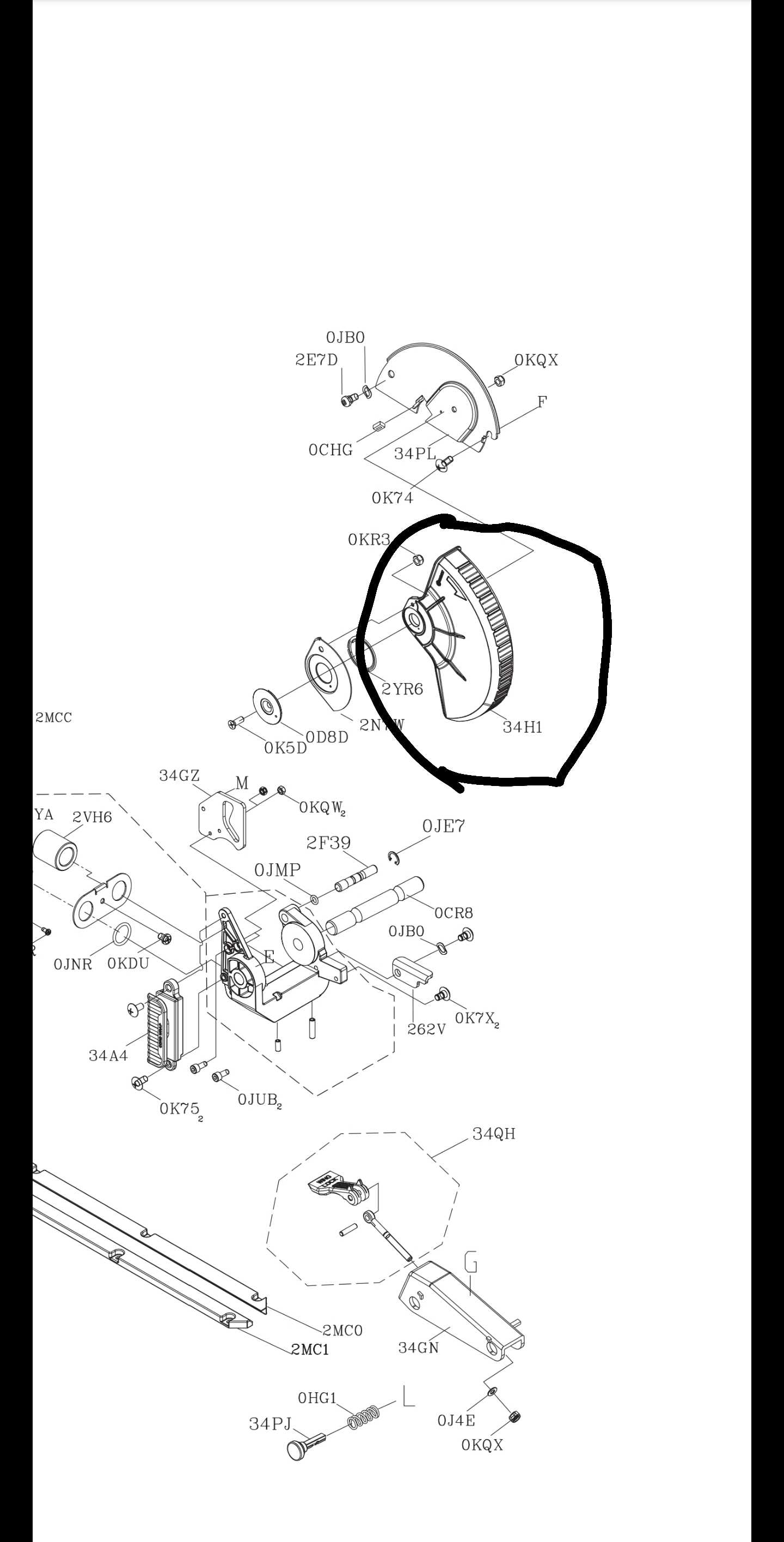 kobalt km210 parts diagram