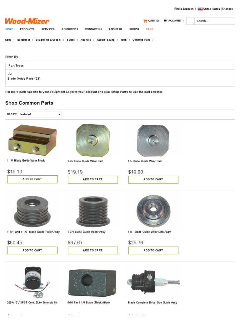 wood mizer parts diagram