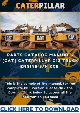 cat c13 parts diagram