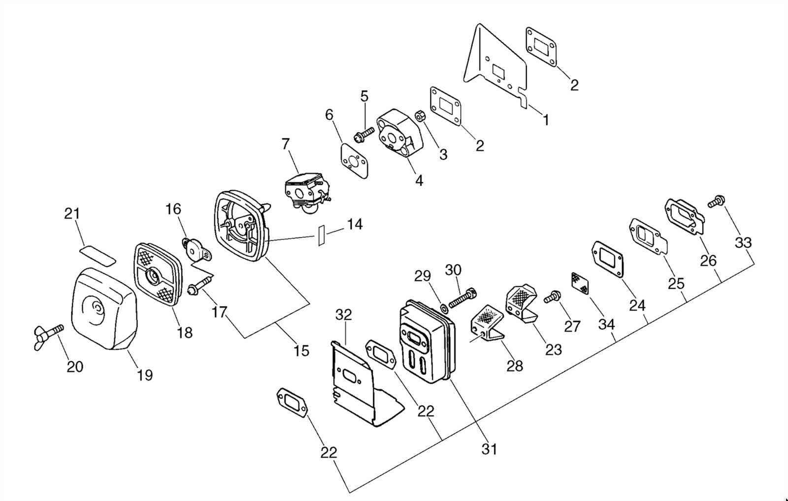 echo srm 266 parts diagram