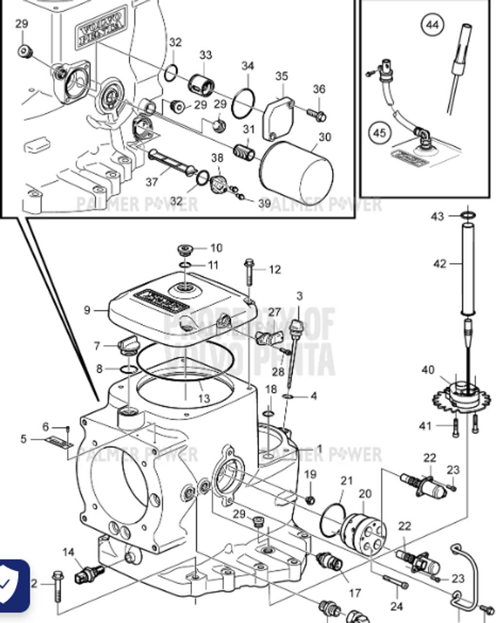 volvo penta parts diagram