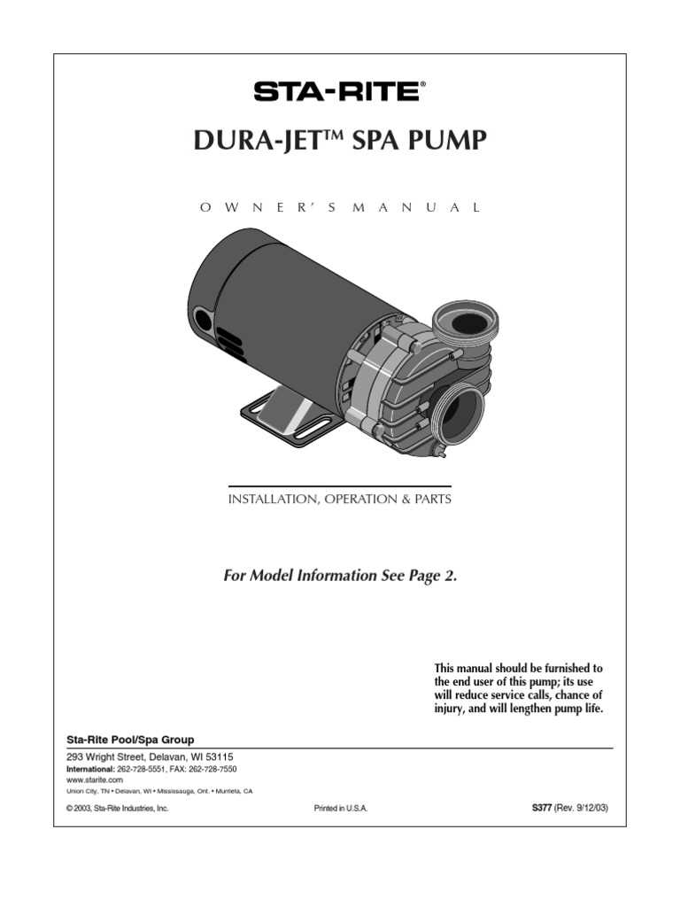 sta rite pump parts diagram