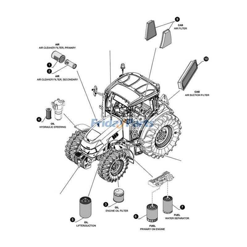 new holland tractor parts diagram