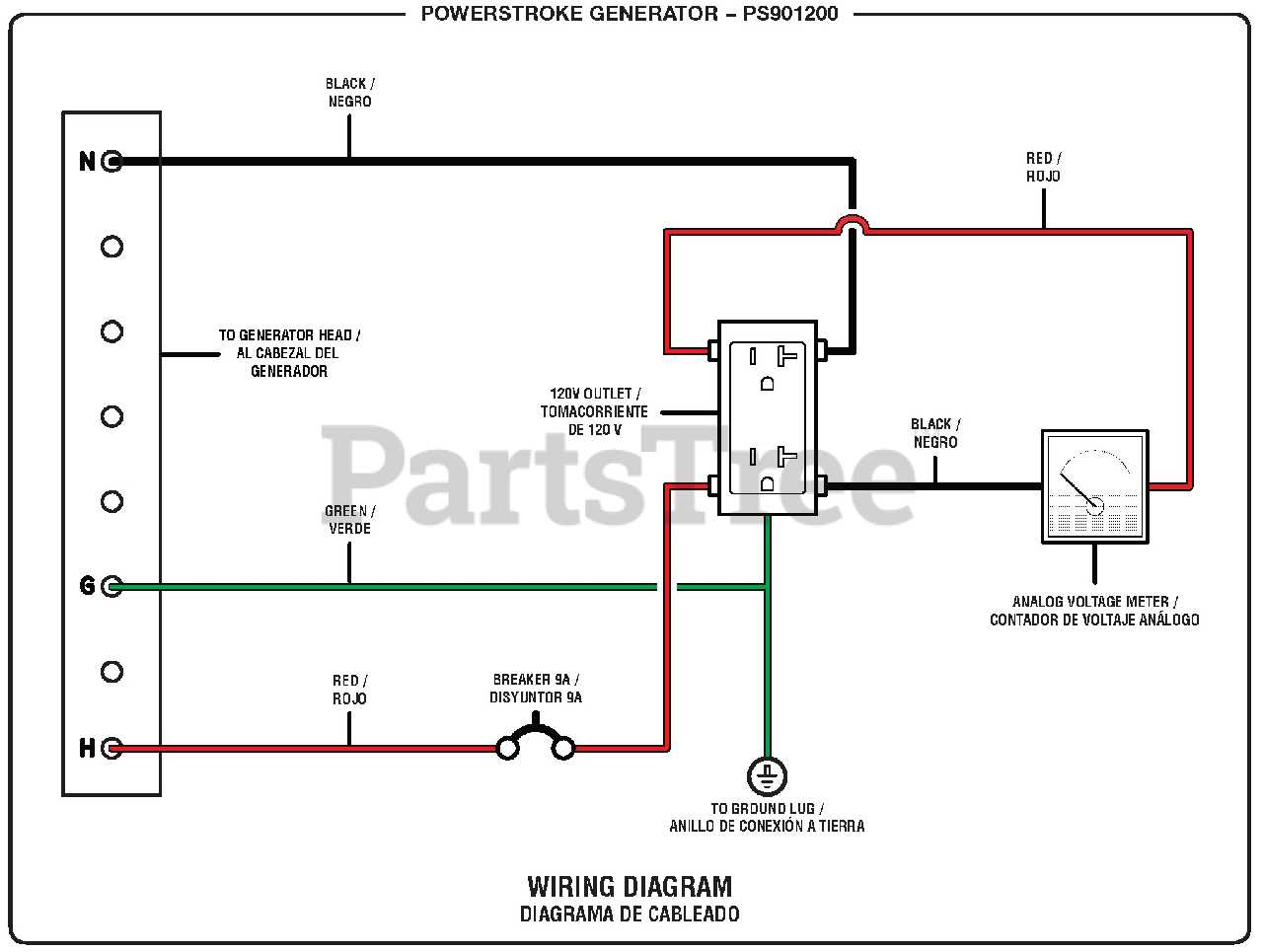 pulsar generator parts diagram