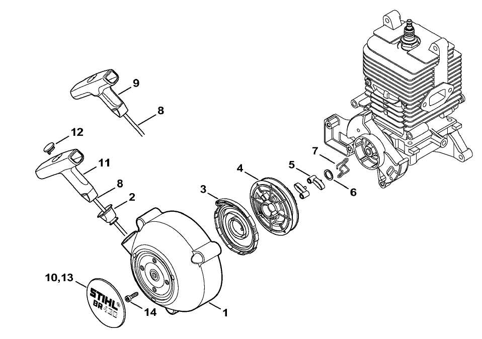 br430 parts diagram