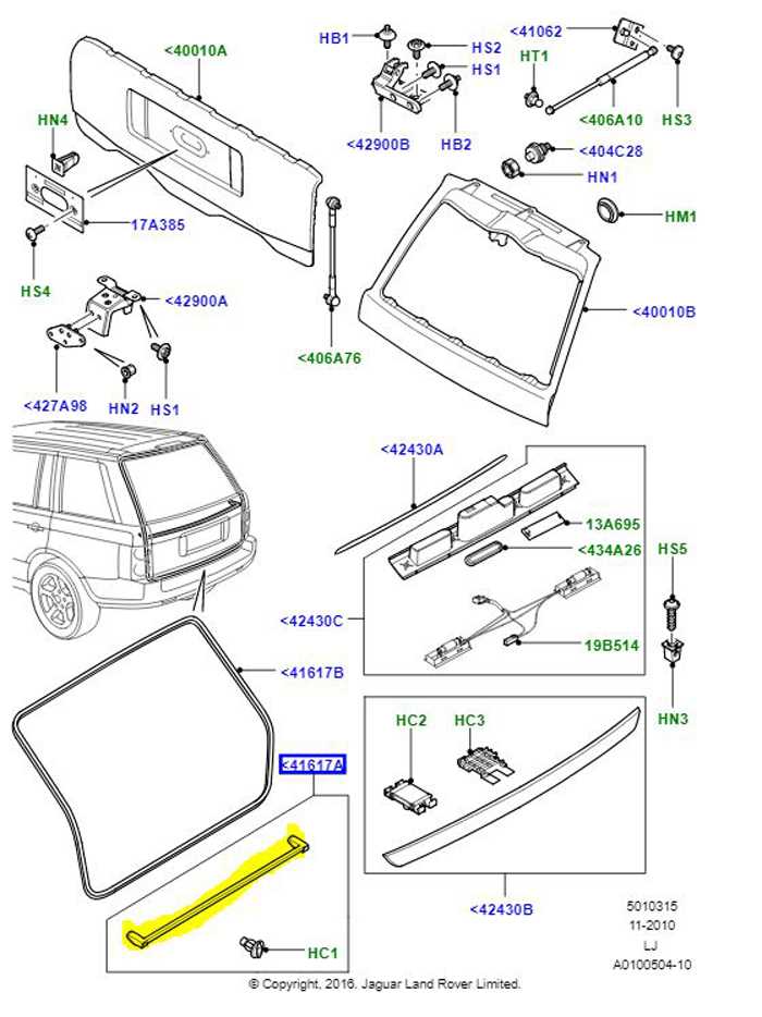 tailgate parts diagram