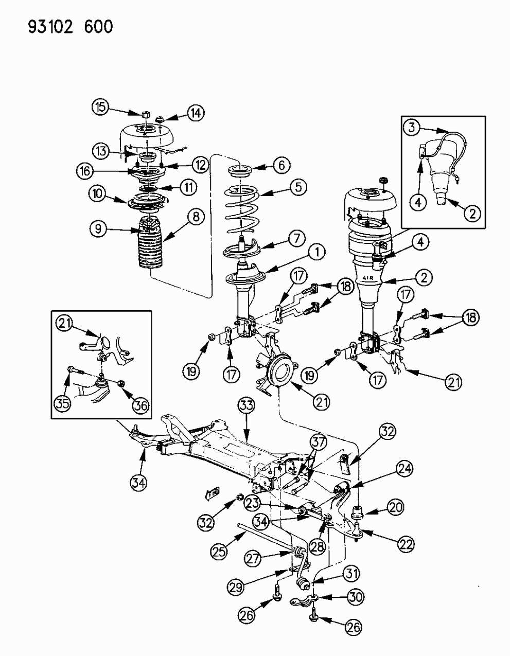 strut parts diagram