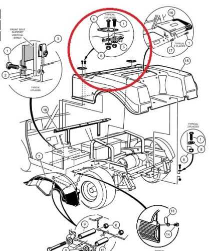 club car steering parts diagram