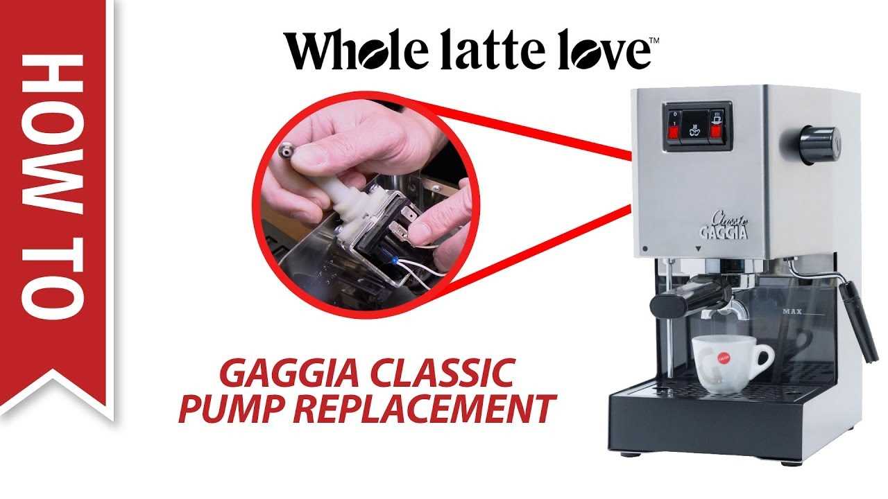 gaggia classic parts diagram