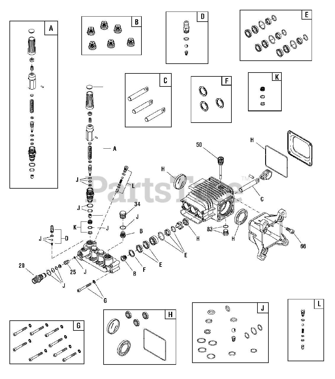 power washer parts diagram