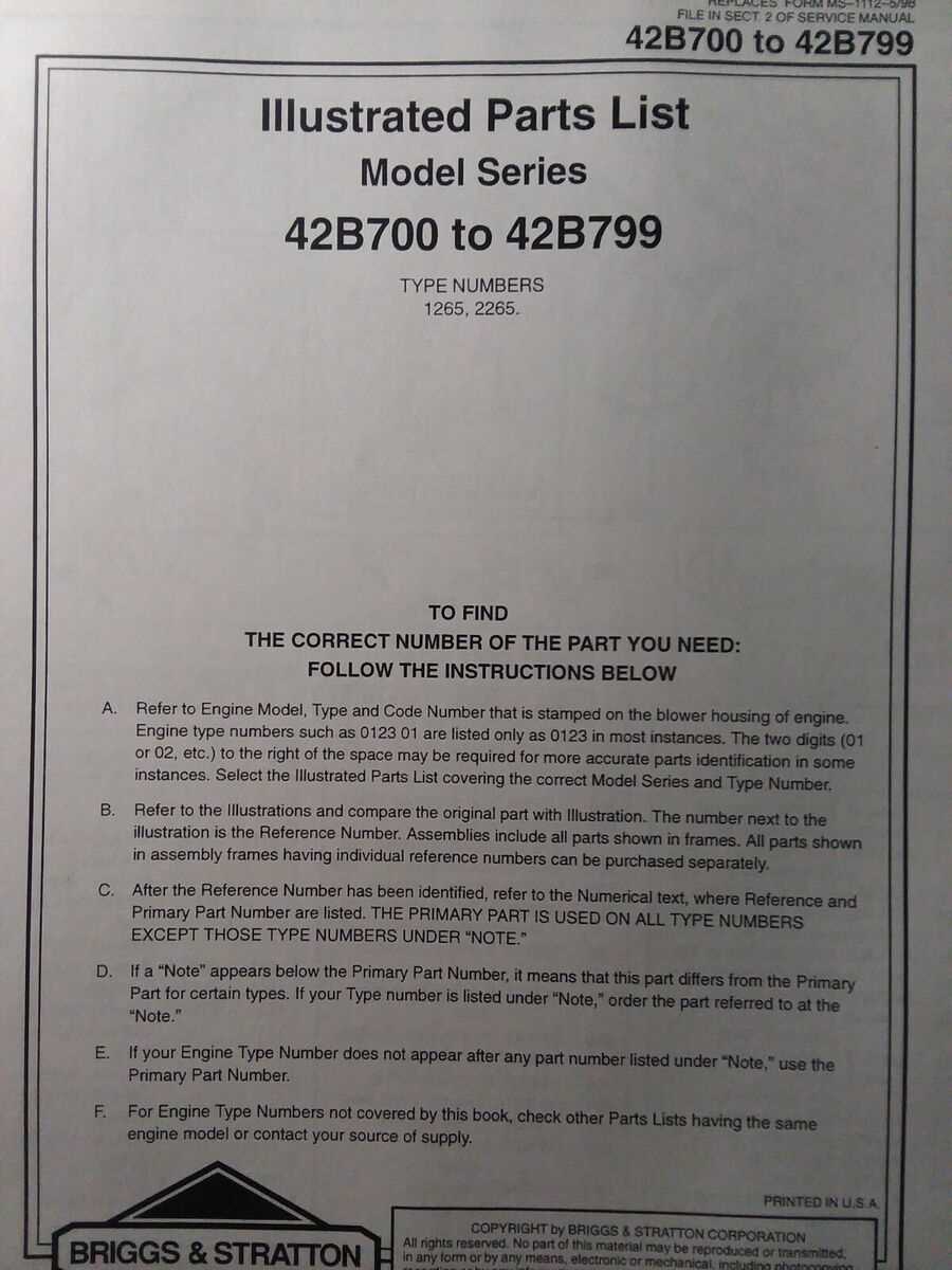 briggs and stratton 09p702 parts diagram