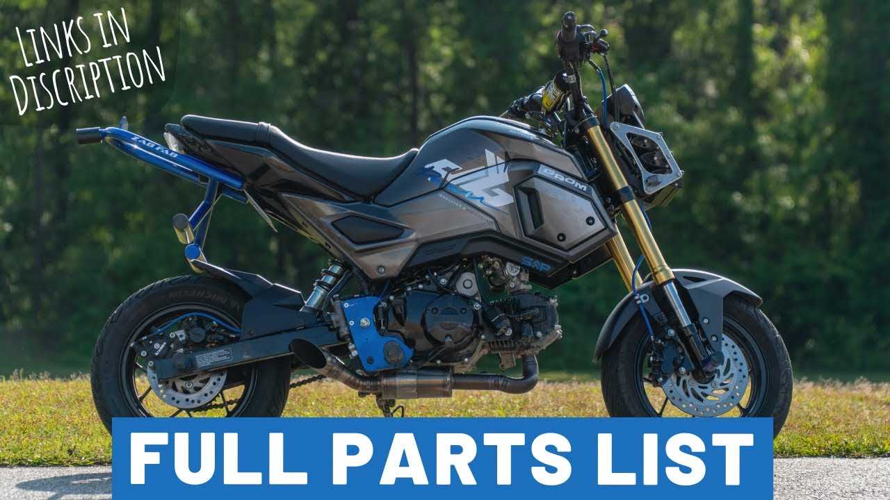 honda grom parts diagram