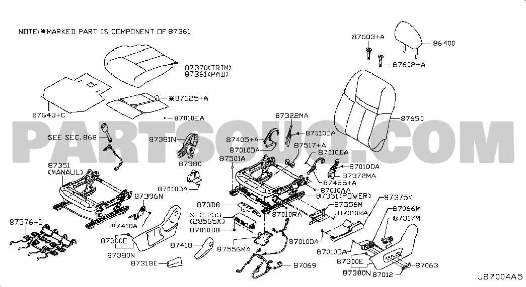 2017 nissan rogue parts diagram