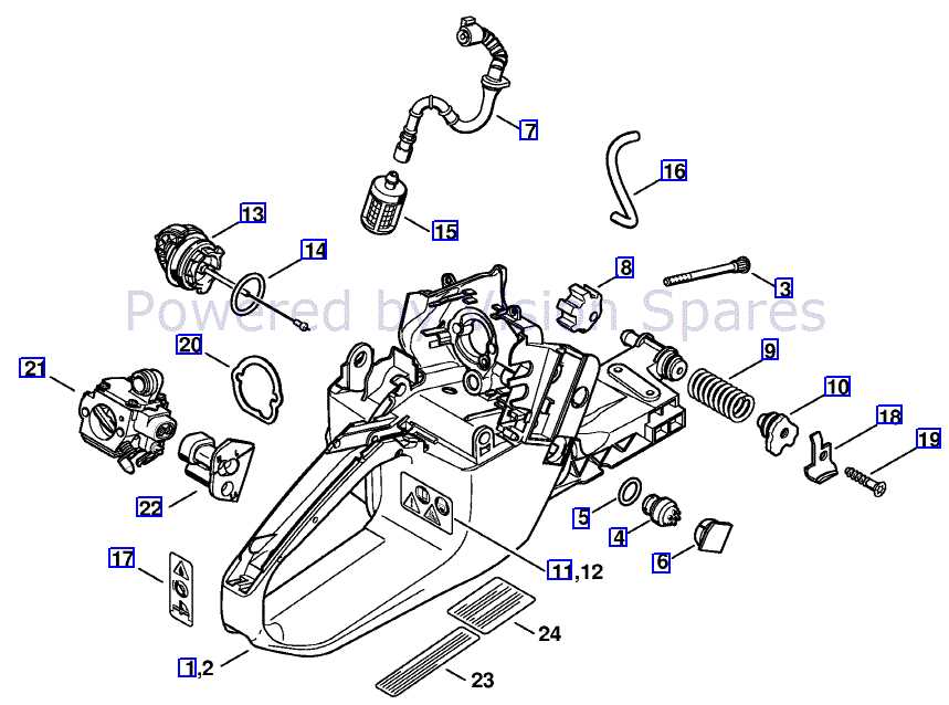 stihl ms362c parts diagram