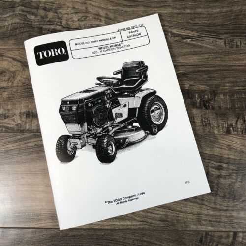 wheel horse tractor parts diagram