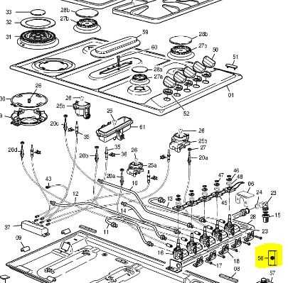 frigidaire gas stove parts diagram