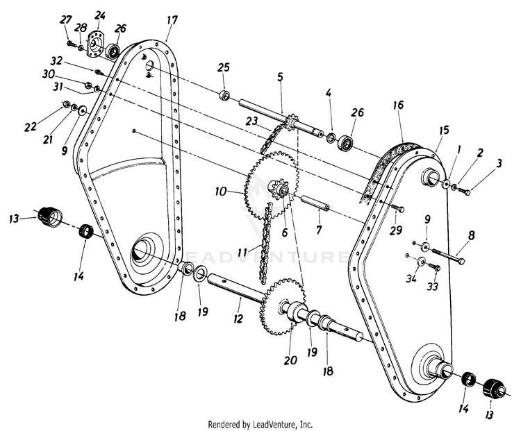 yard machine rear tine tiller parts diagram