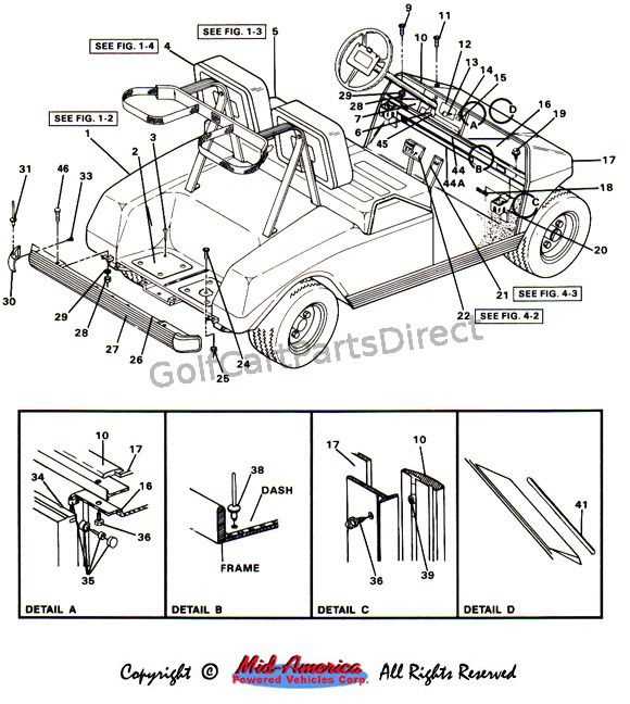 club car precedent parts diagram