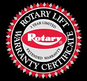 rotary lift parts diagram