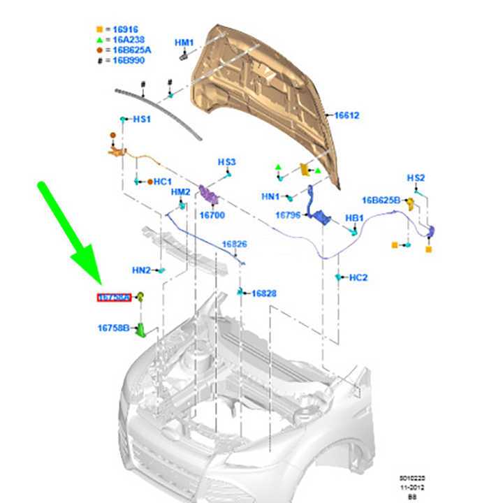 ford focus car parts diagram